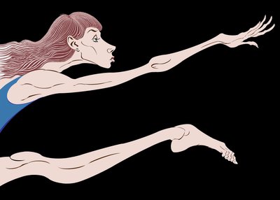 Sylvie Guillem, ballerina francese, versione a colori dell